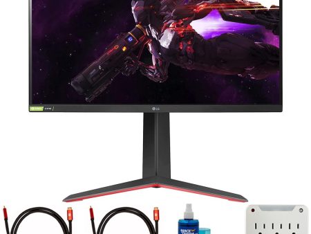 LG 27  UltraGear QHD Nano IPS Gaming Monitor + AMD FreeSync with Cleaning Bundle For Cheap