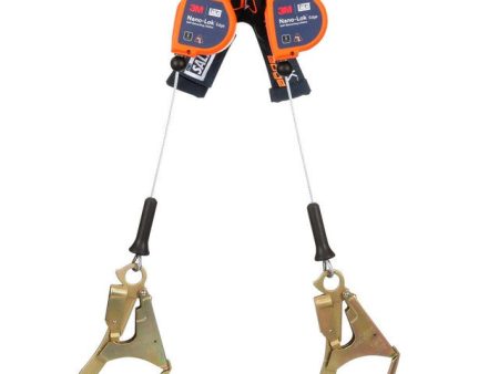 3M DBI-SALA 3500281 Nano-Lok Edge Twin-Leg Personal Self-Retracting Lifeline For Sale