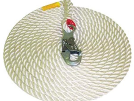 DBI SALA 1299991 30  Protecta 5 8 Polyester And Polypropylene Blend Rope With Snap Hook At One End And Tapered At Other End Hot on Sale