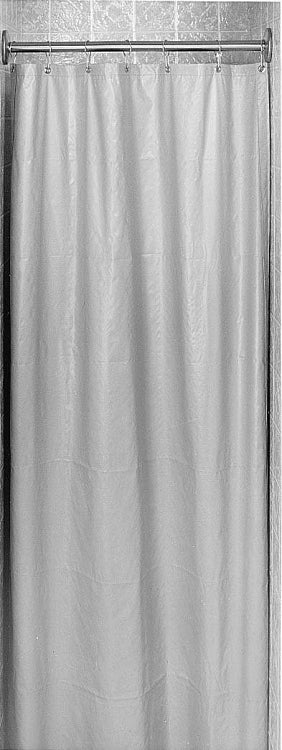 Bradley 9537-727800 Shower Curtain, Vinyl, White For Discount