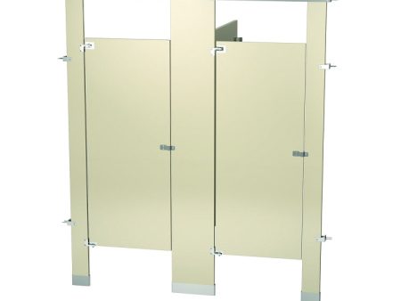 Bradley BW23660-ALM Locker Powder Coat, Two Between Wall, Almond Sale