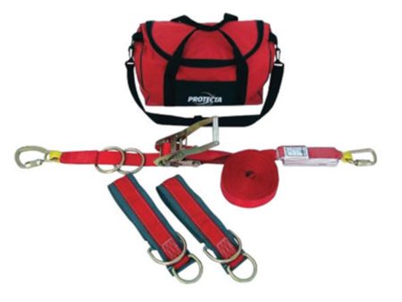 DBI SALA 1200101 60  PRO-Line Temporary Horizontal Polyester Lifeline System (Includes (2) Tie-Off Adapters And Carry Bag) Online Hot Sale