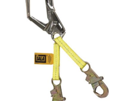 DBI SALA 1231380 18 1 1 2 Polyester Web Rebar Assembly With 2 1 4 Aluminum Rebar Hook At Center And Self-Locking Snap Hooks At Leg Ends Online now