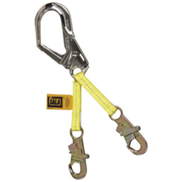 DBI SALA 1231380 18 1 1 2 Polyester Web Rebar Assembly With 2 1 4 Aluminum Rebar Hook At Center And Self-Locking Snap Hooks At Leg Ends Online now