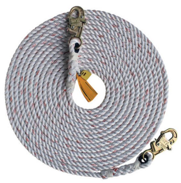 DBI SALA 1202899 200  5 8 Polyester And Polypropylene Blend Rope Lifeline With Snap Hooks At Both Ends Online Sale