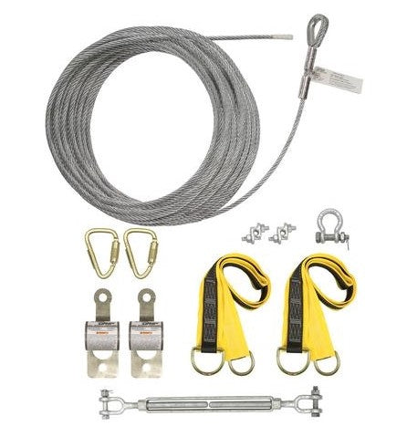 Falltech 602100A SteelGrip Temporary Cable HLL System with Pass-through Anchors Online now