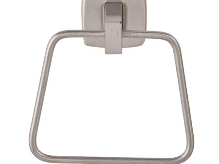 Bradley 9334-000000 Towel Ring, Satin Stainless, Surface Mount Fashion