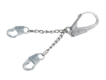 DBI SALA 1350200 22 PROTECTA PRO 5 0 Zinc Plated Steel Chain Rebar Positioning Lanyard With Self-Locking Snap Hook At Leg Ends And Self-Locking Steel Rebar Hook At Center Sale