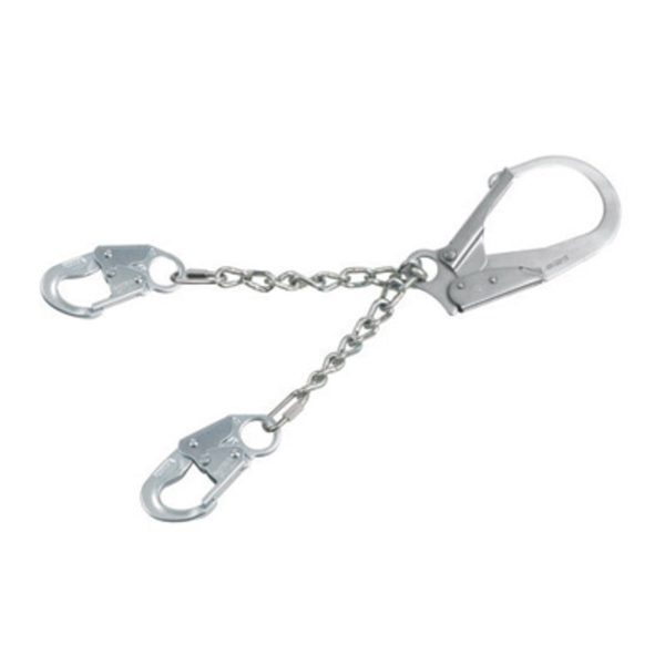 DBI SALA 1350200 22 PROTECTA PRO 5 0 Zinc Plated Steel Chain Rebar Positioning Lanyard With Self-Locking Snap Hook At Leg Ends And Self-Locking Steel Rebar Hook At Center Sale