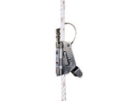 DBI SALA 5001442 Mobile Aluminum And Stainless Steel Rope Grab With 3  EZ Stop II Shock Absorbing Lanyard (For Use With 3 4 Wire Rope Lifeline) Hot on Sale